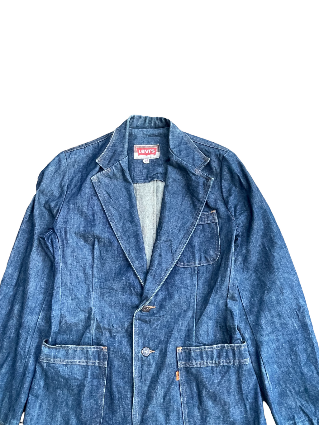 Vintage 70’s Levis 70662 e Orange Tag Denim Blazer