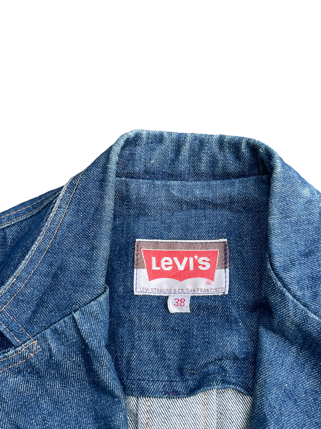 Vintage 70’s Levis 70662 e Orange Tag Denim Blazer