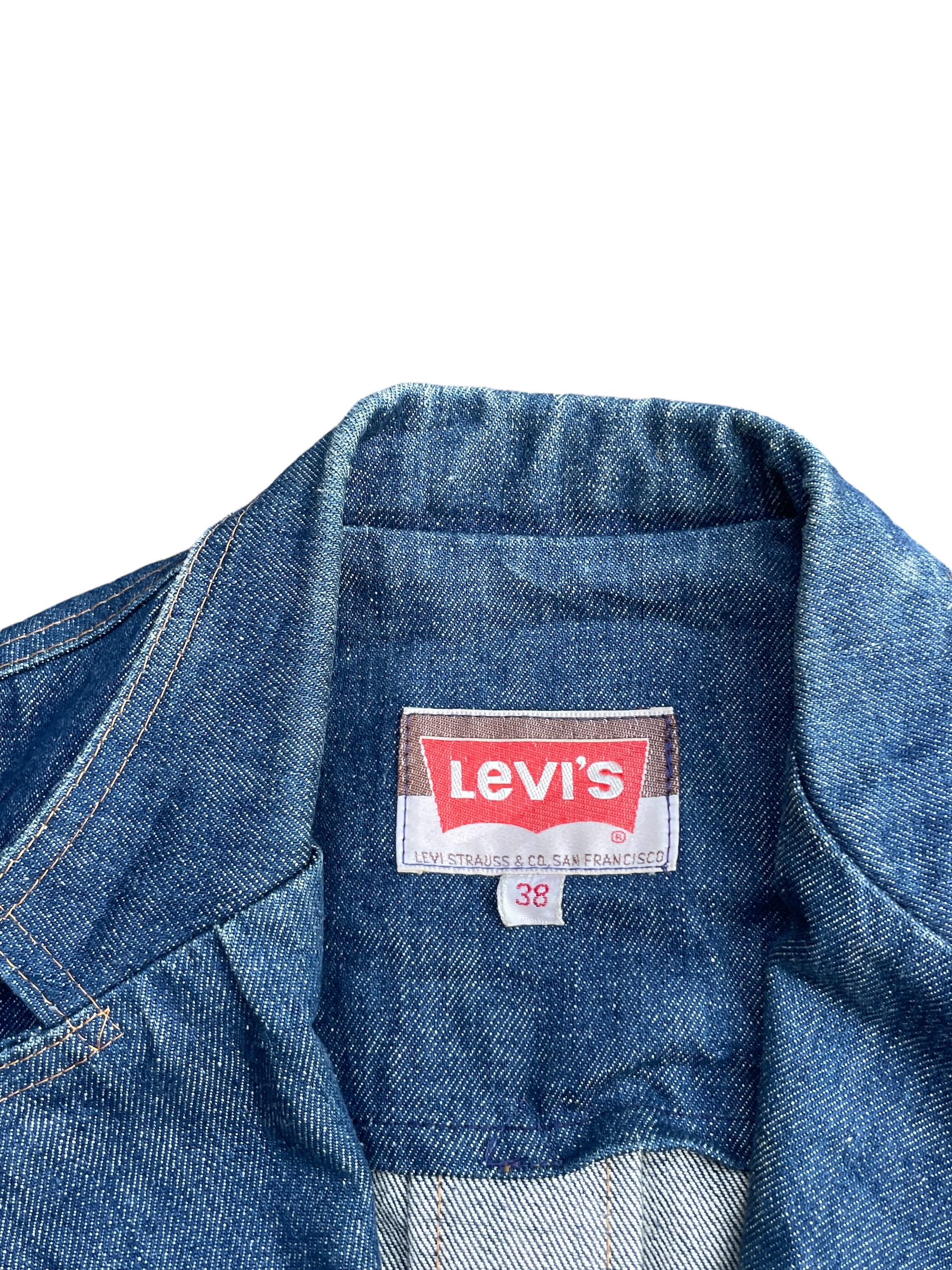Vintage 70’s Levis 70662 e Orange Tag Denim Blazer