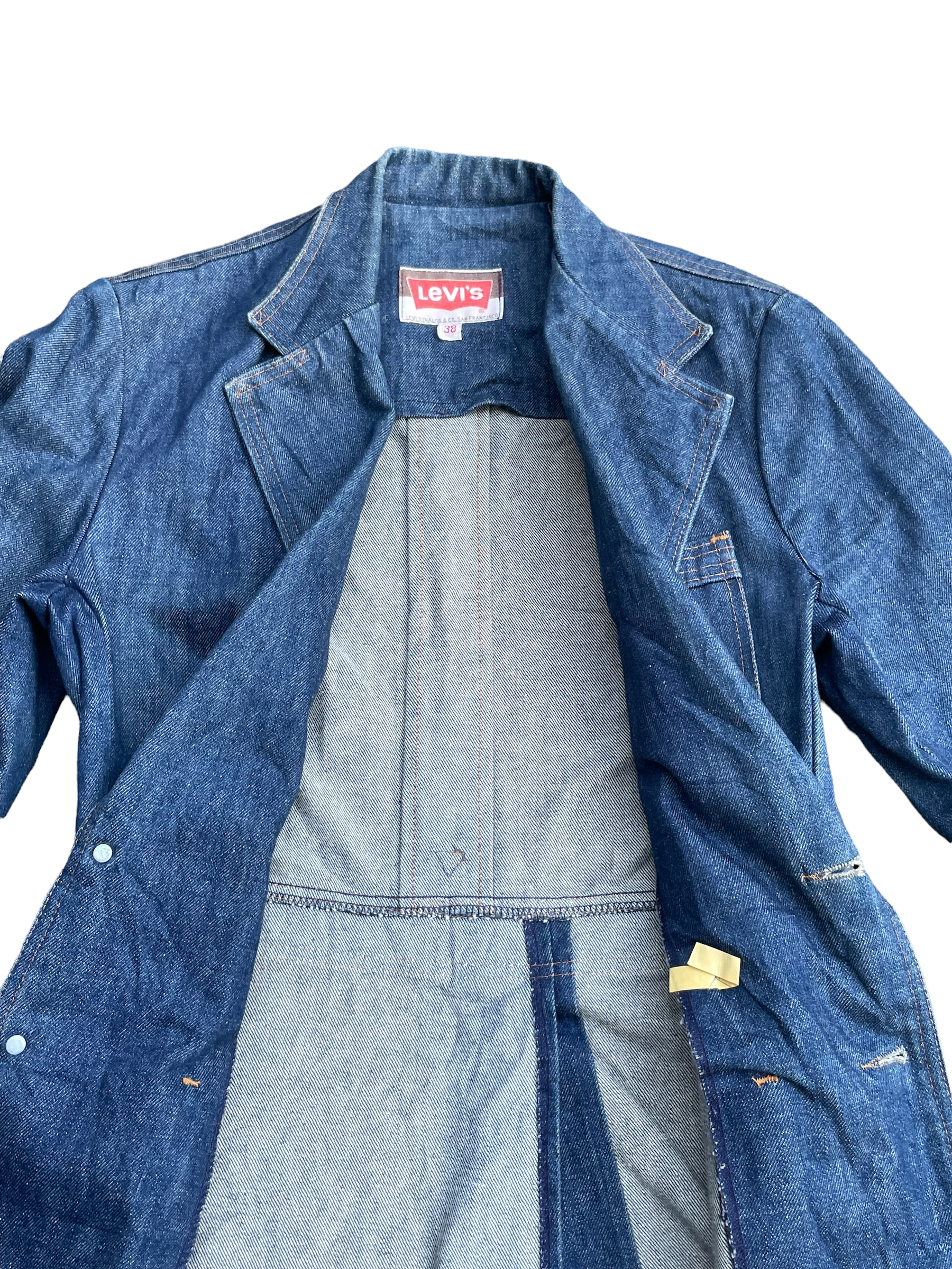 Vintage 70’s Levis 70662 e Orange Tag Denim Blazer