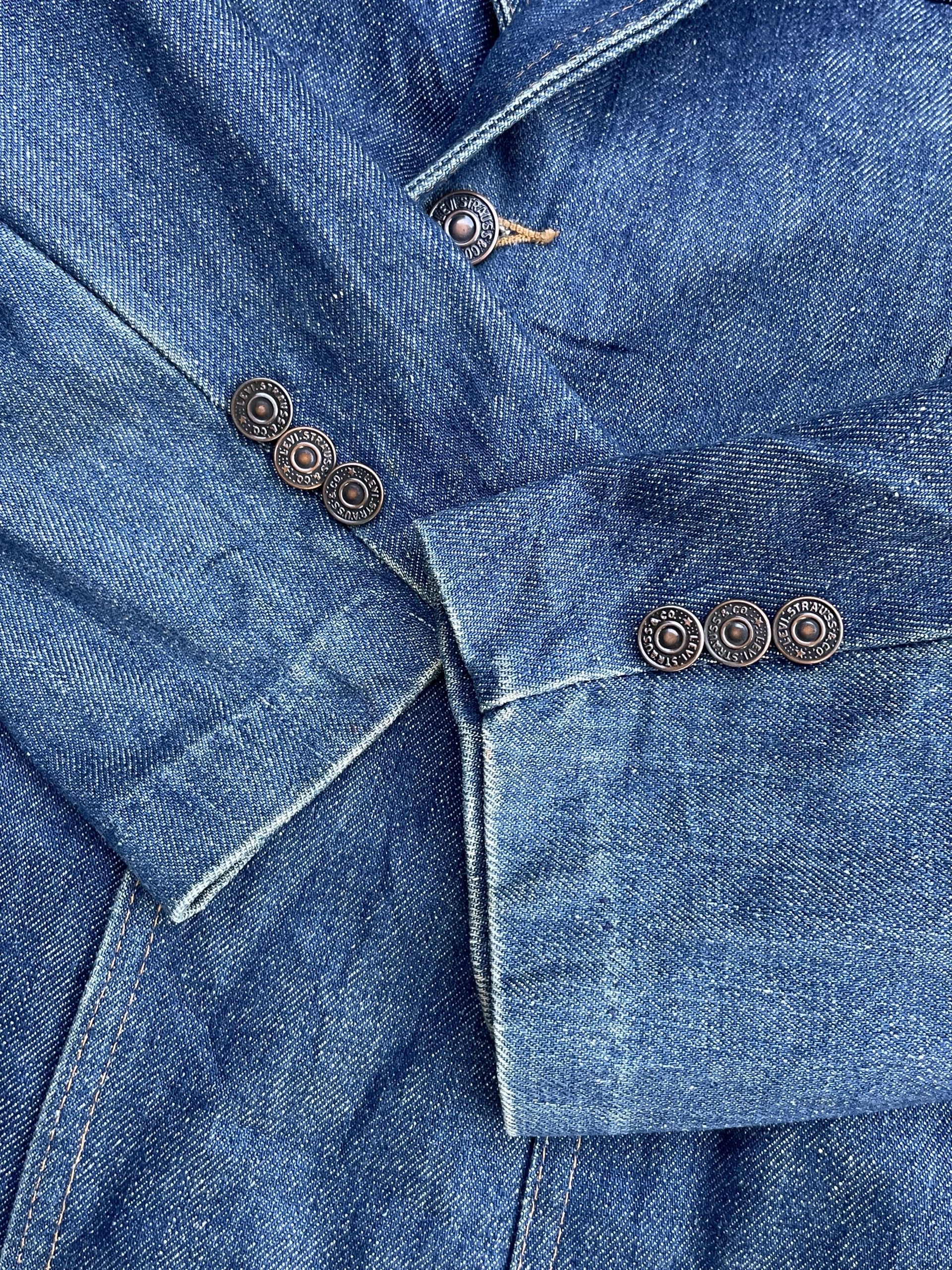 Vintage 70’s Levis 70662 e Orange Tag Denim Blazer