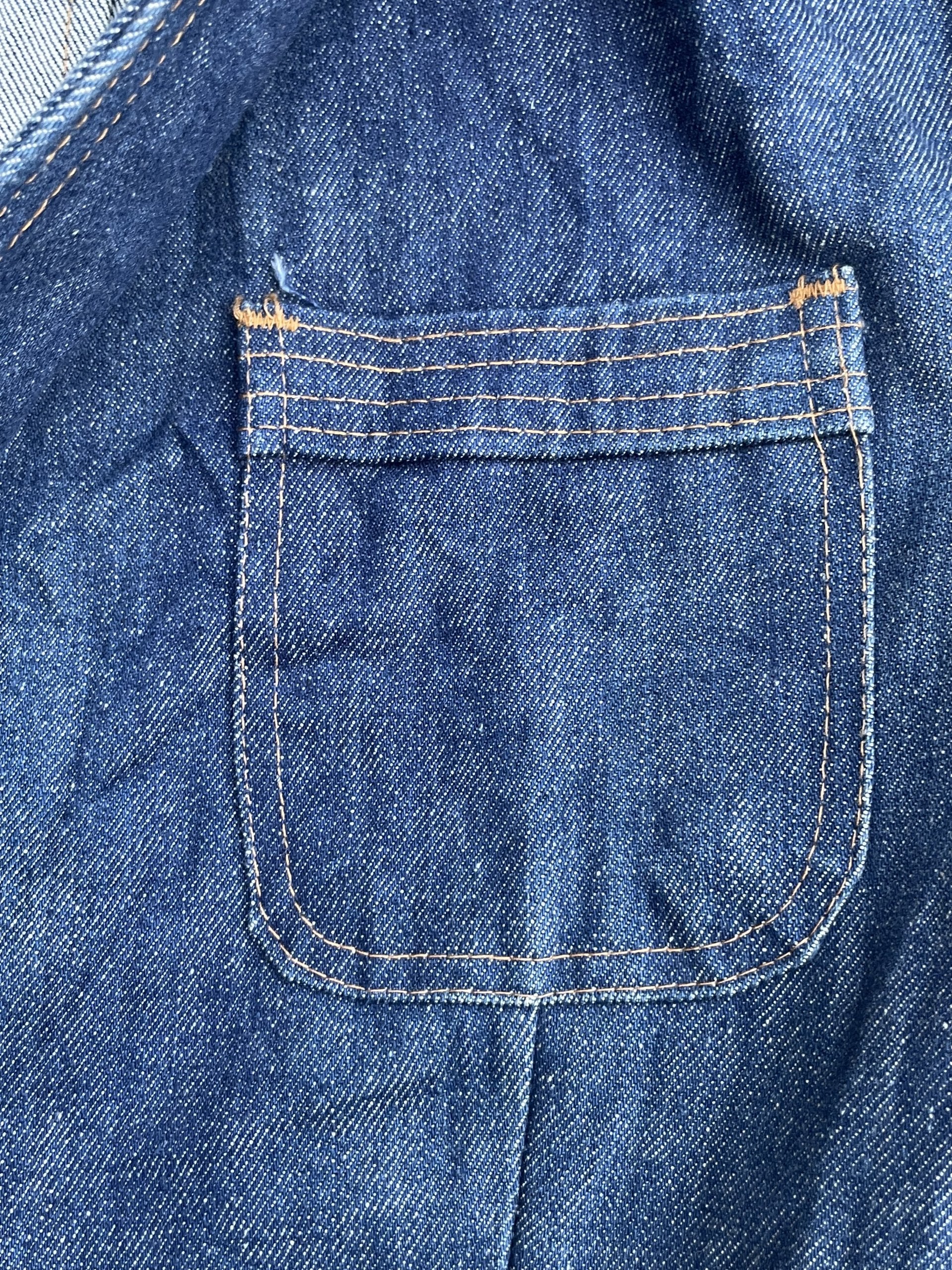 Vintage 70’s Levis 70662 e Orange Tag Denim Blazer