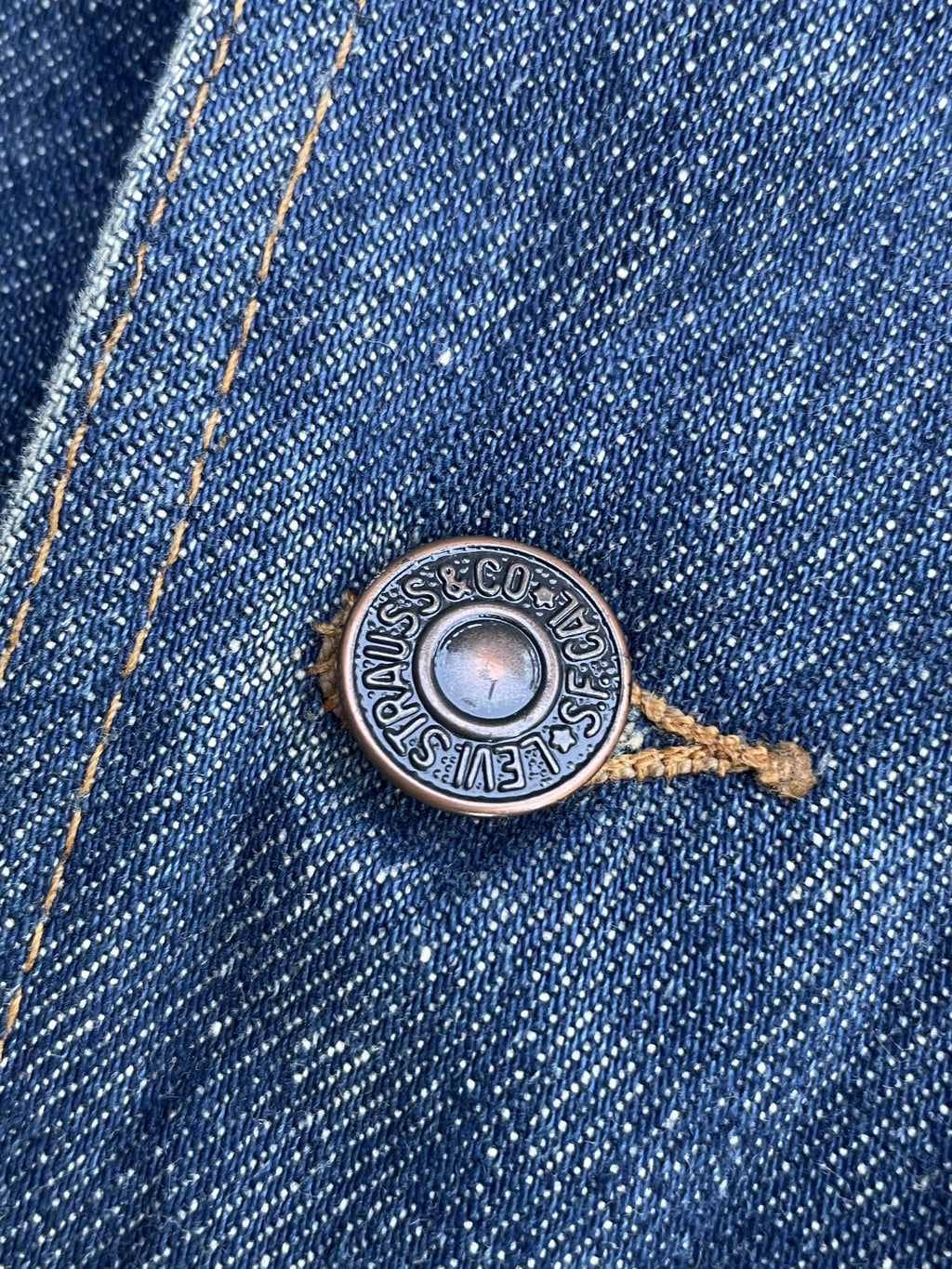 Vintage 70’s Levis 70662 e Orange Tag Denim Blazer