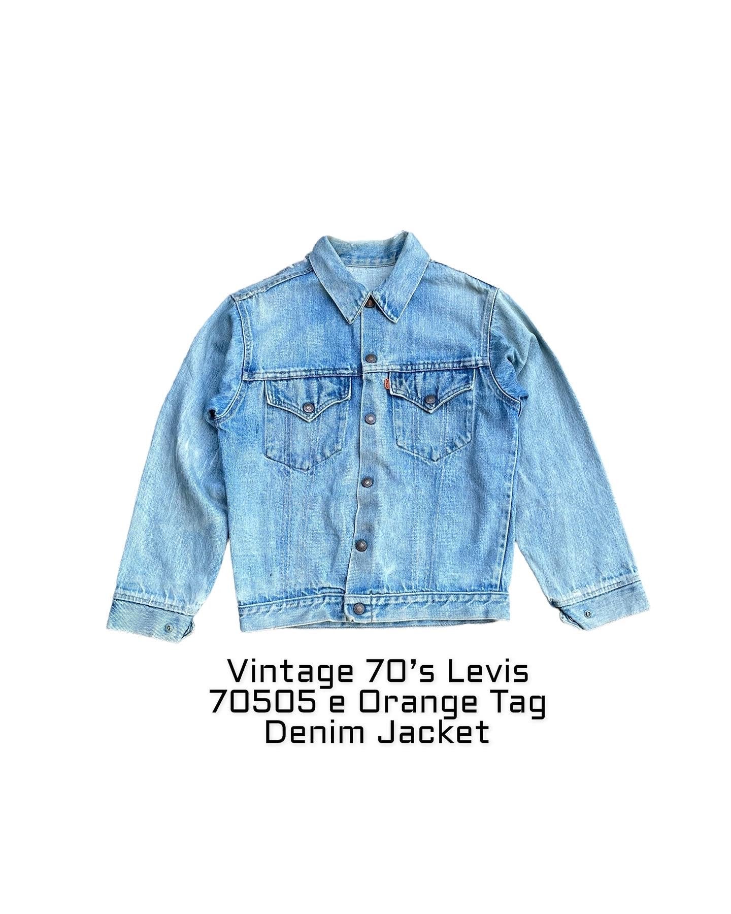 Vintage 70’s Levis 70505 e Orange Tag