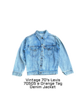 Vintage 70’s Levis 70505 e Orange Tag