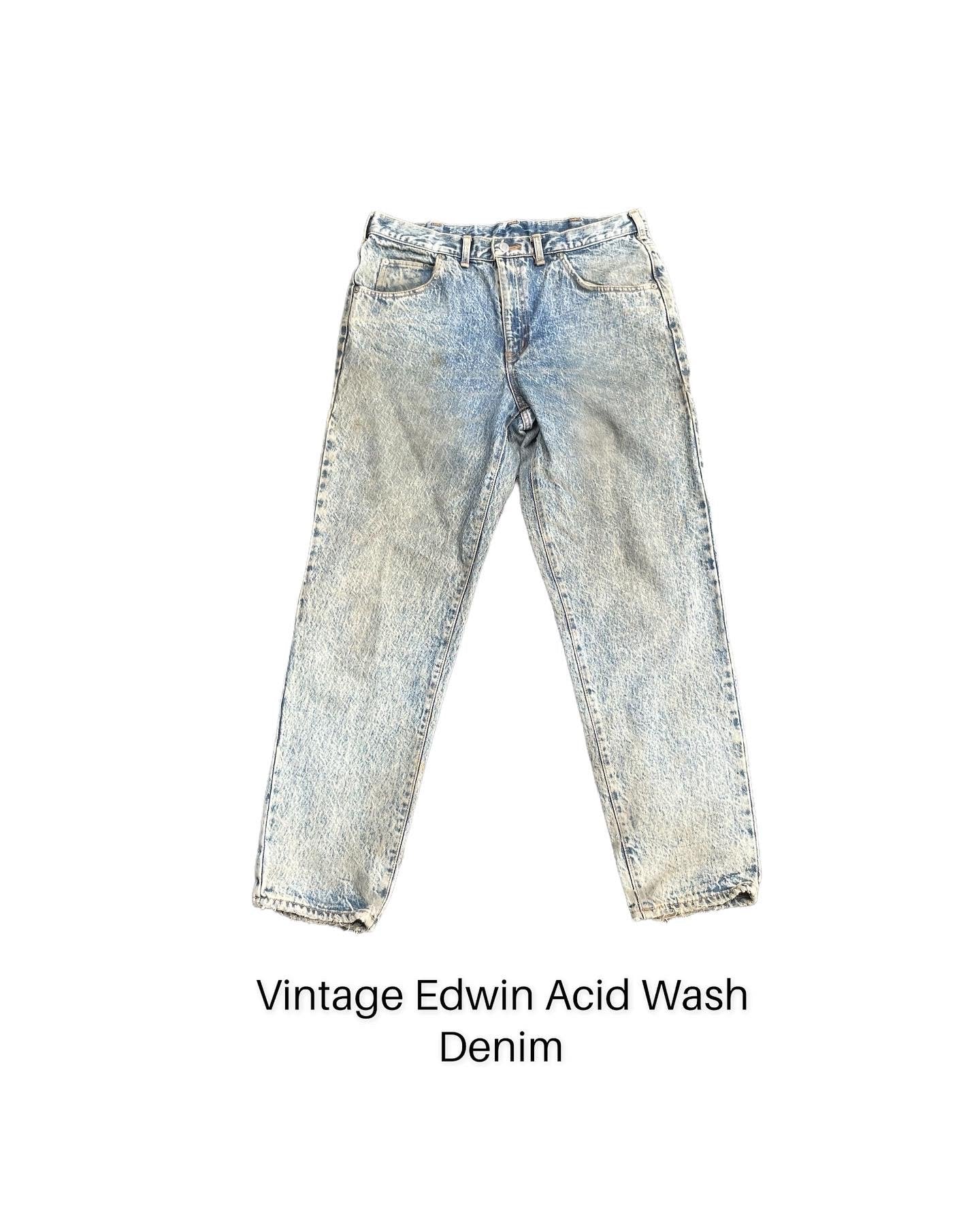 Vintage Edwin Acid Wash Denim