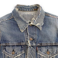 Vintage Big E Denim Trucker Jacket Vest - '60s / Early '70s