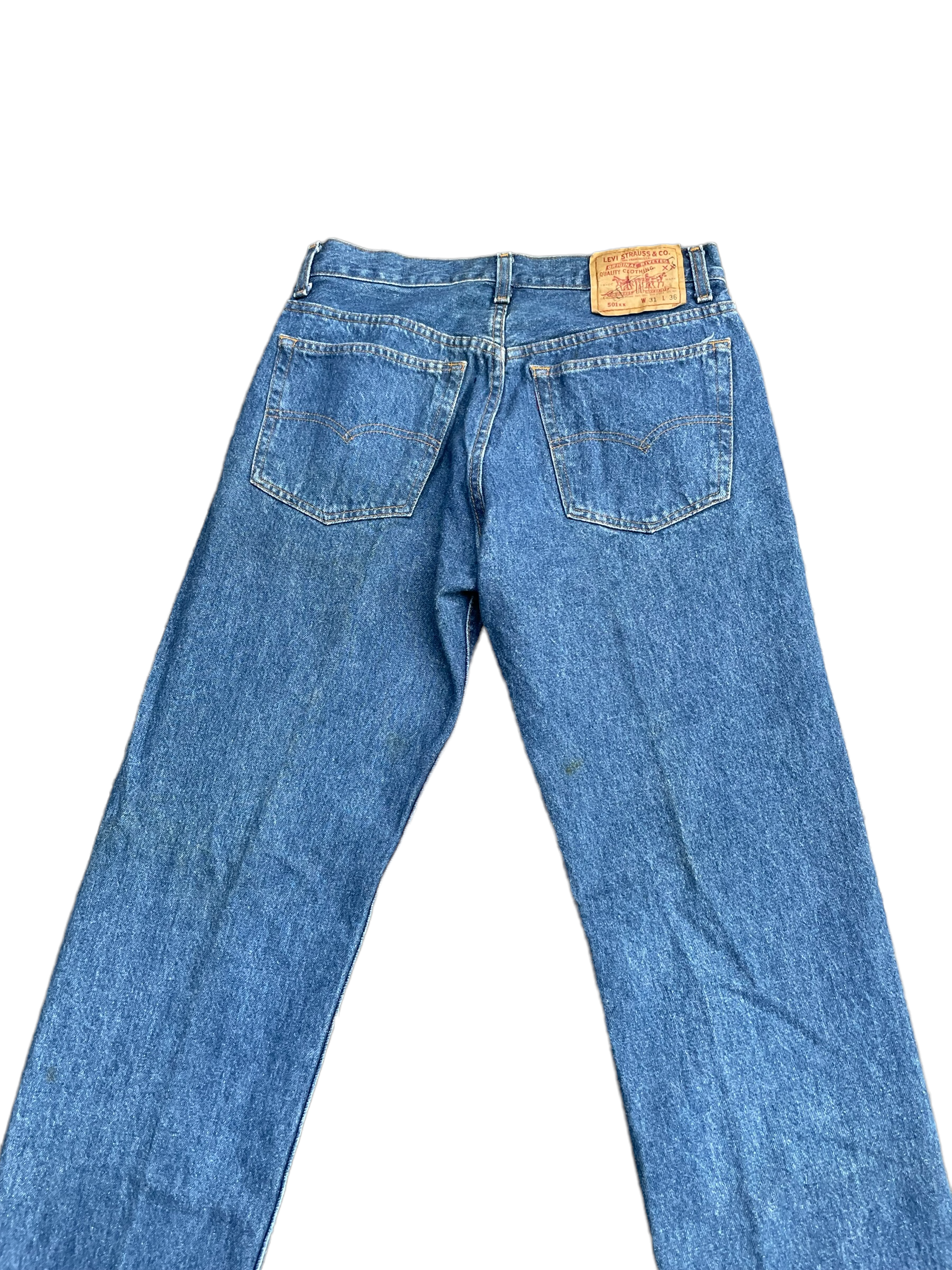 Vintage 1991 Levis 501 e Usa Irregular