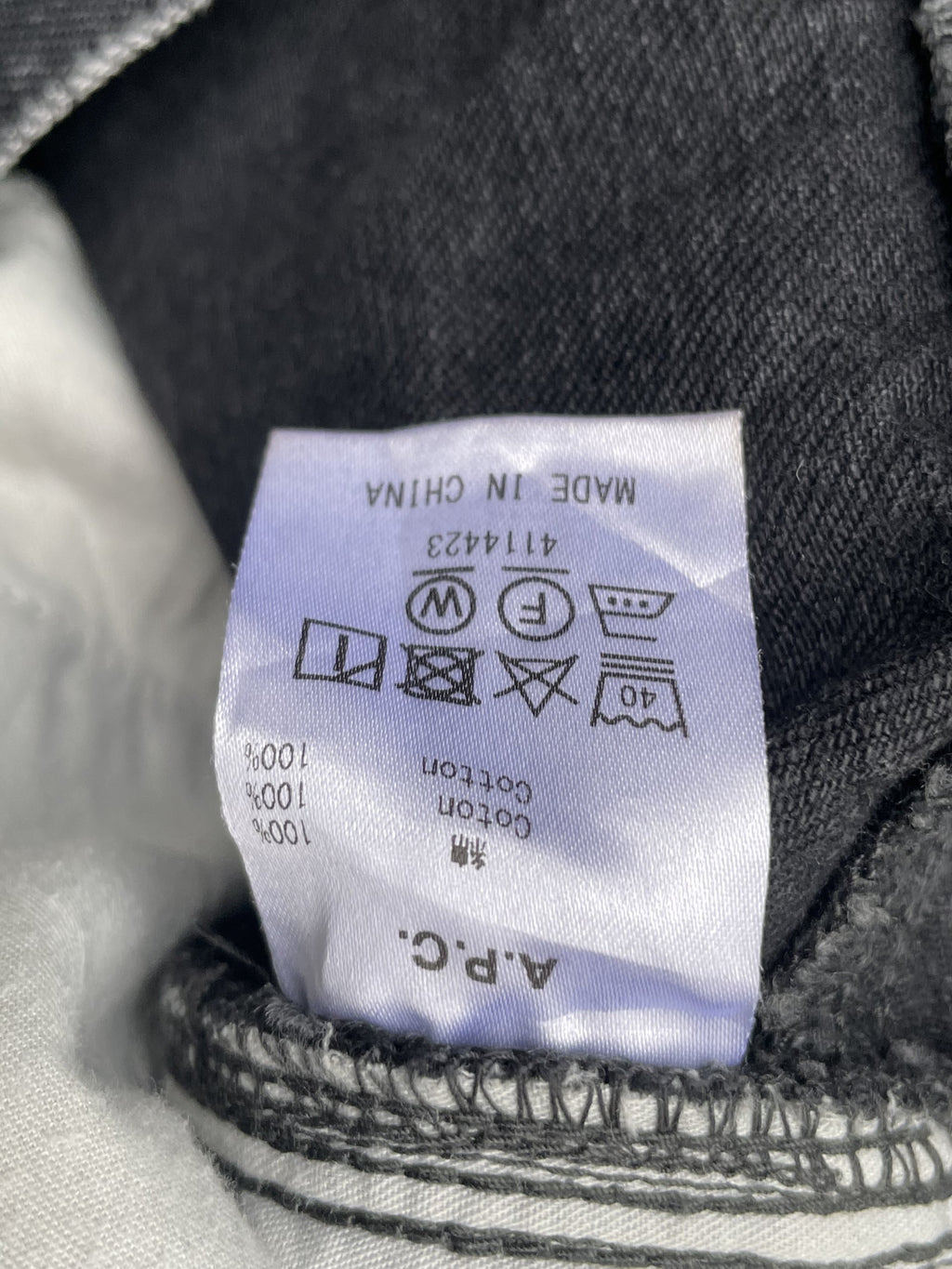 APC baggy jeans
