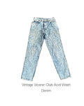 Vintage Vicerer Club Acid Wash Denim