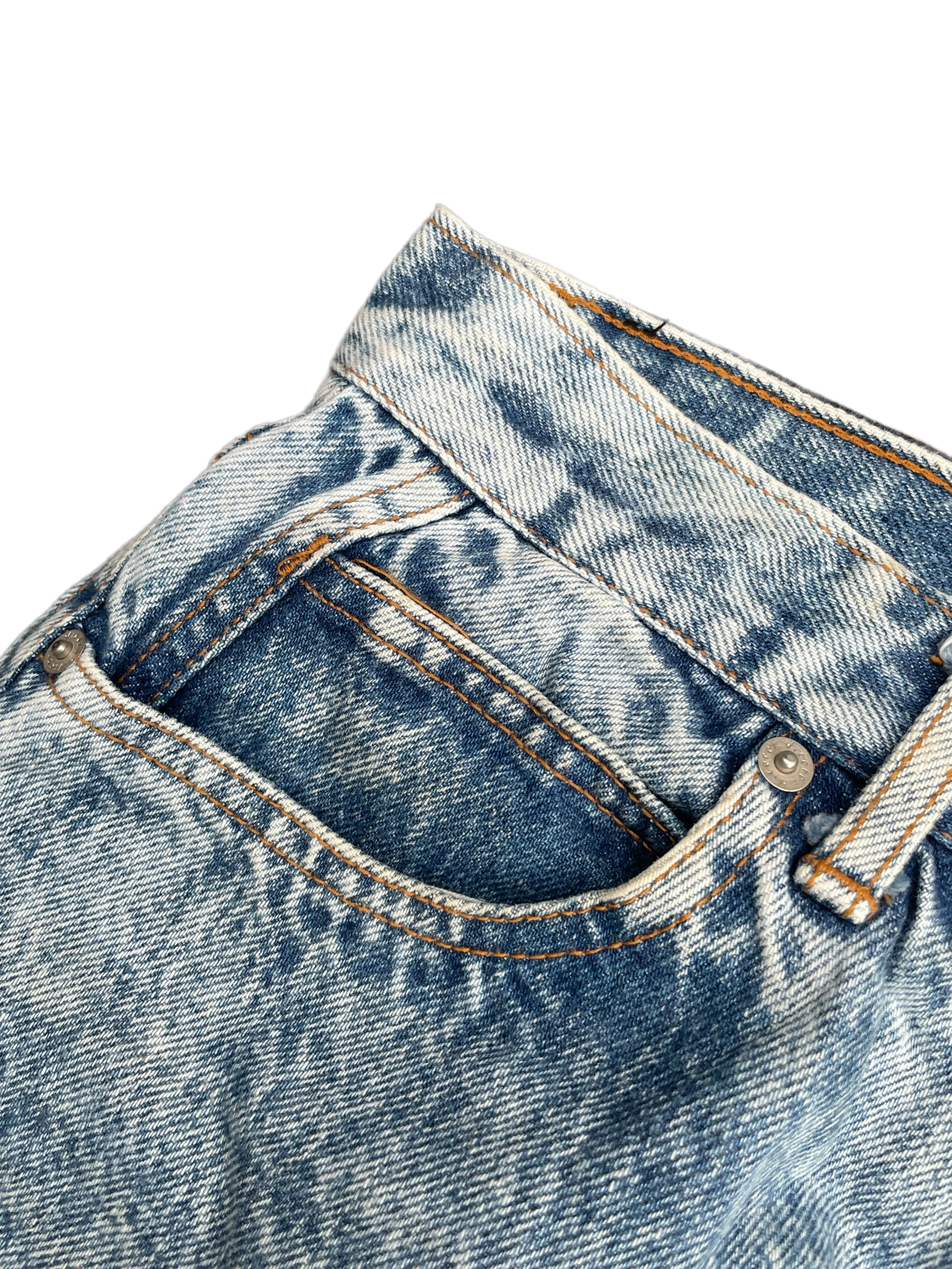 Vintage Vicerer Club Acid Wash Denim