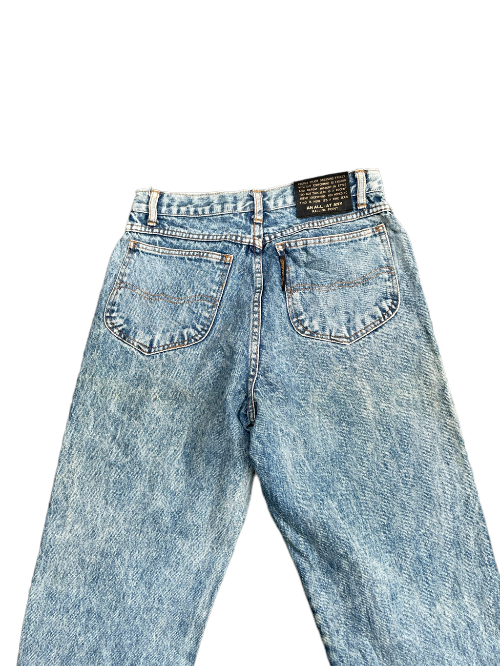 Vintage Vicerer Club Acid Wash Denim