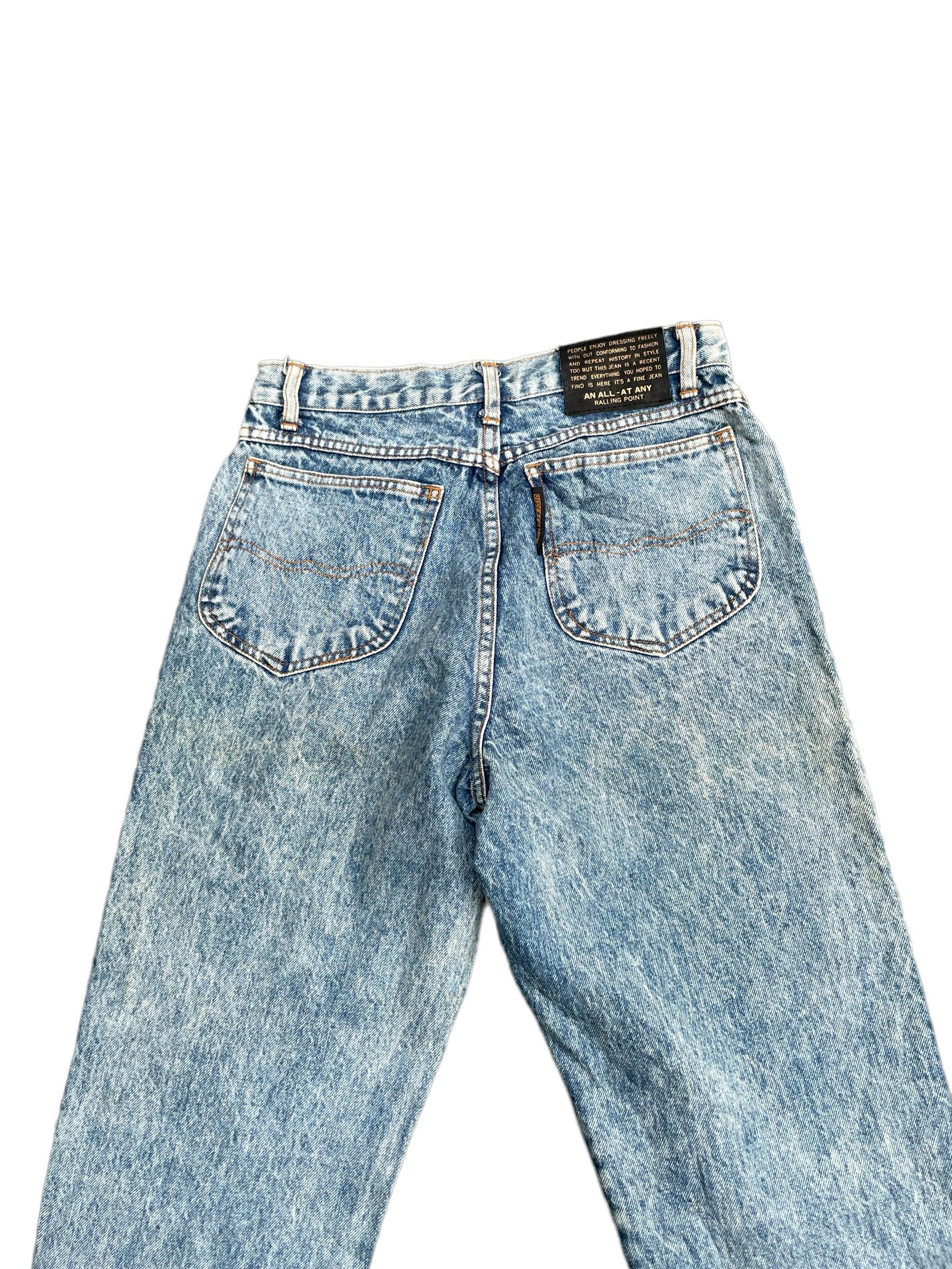 Vintage Vicerer Club Acid Wash Denim