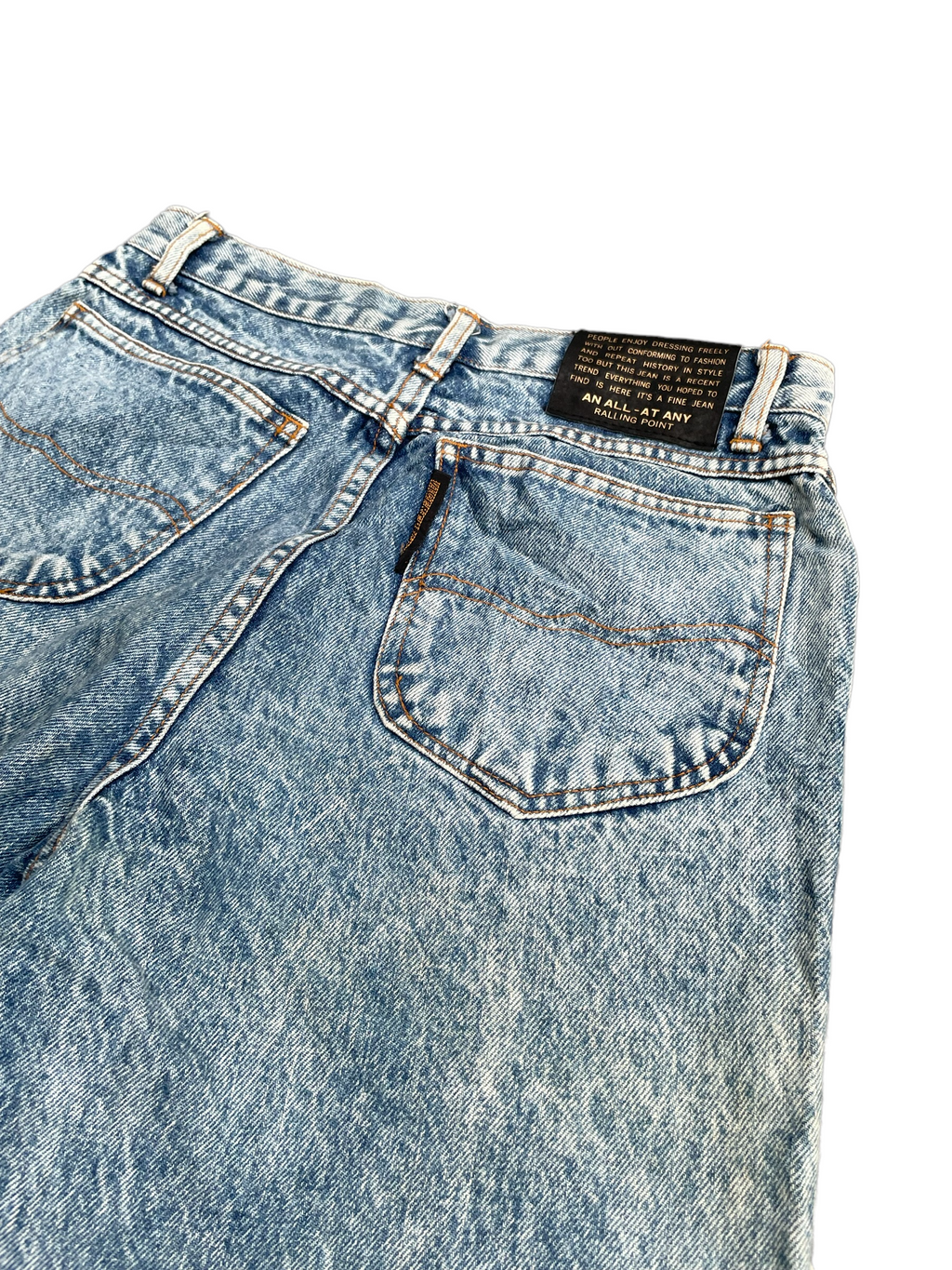 Vintage Vicerer Club Acid Wash Denim