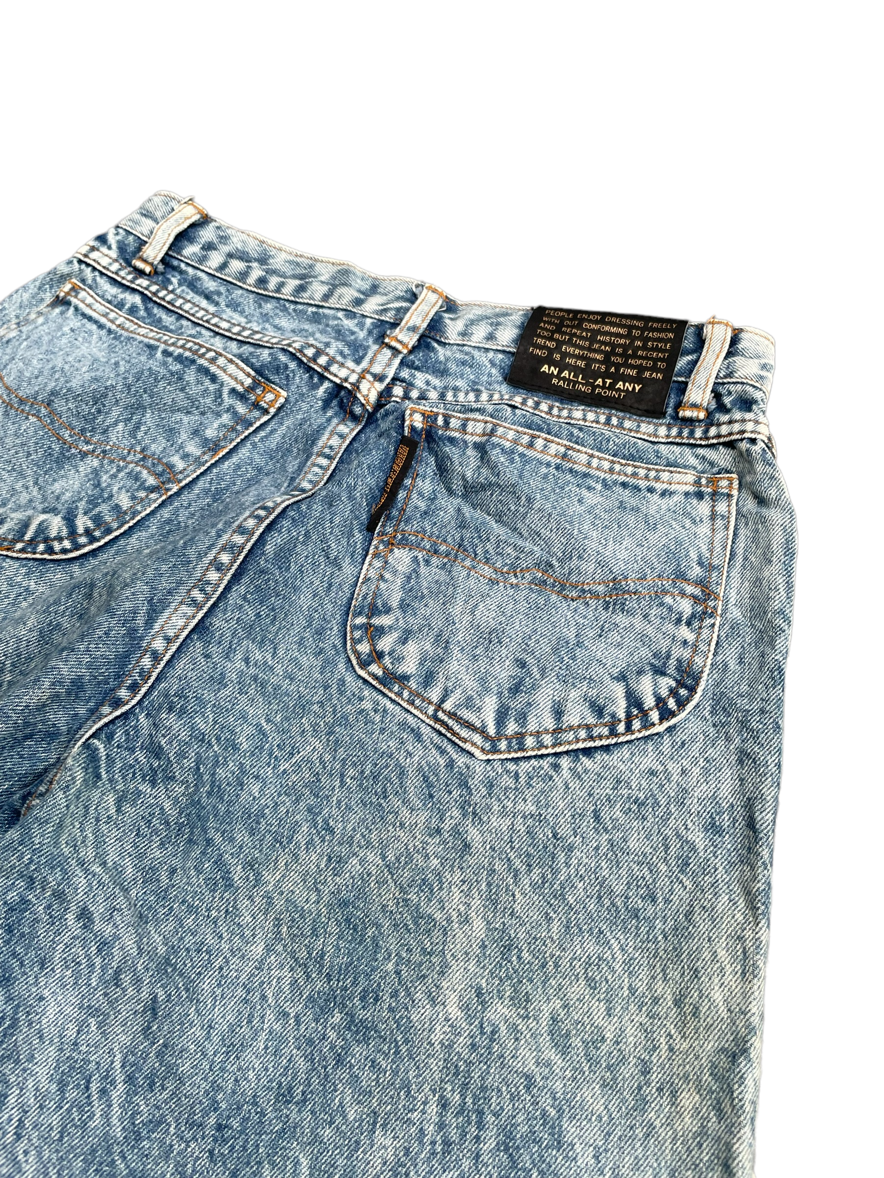 Vintage Vicerer Club Acid Wash Denim