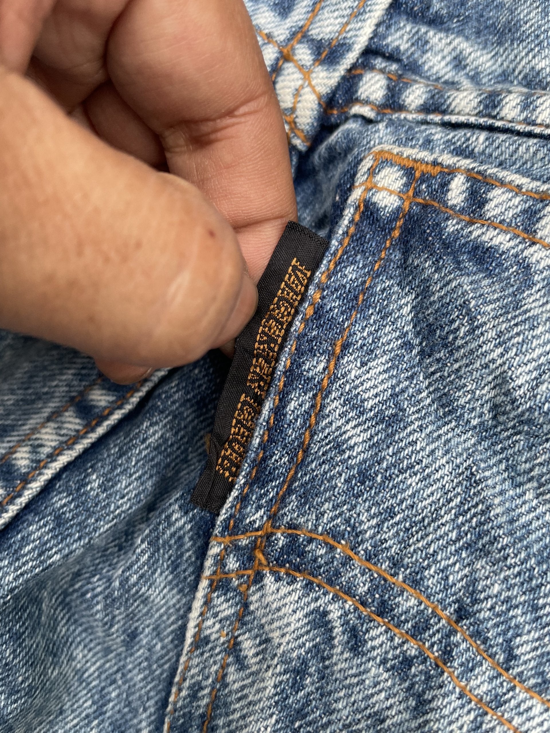 Vintage Vicerer Club Acid Wash Denim