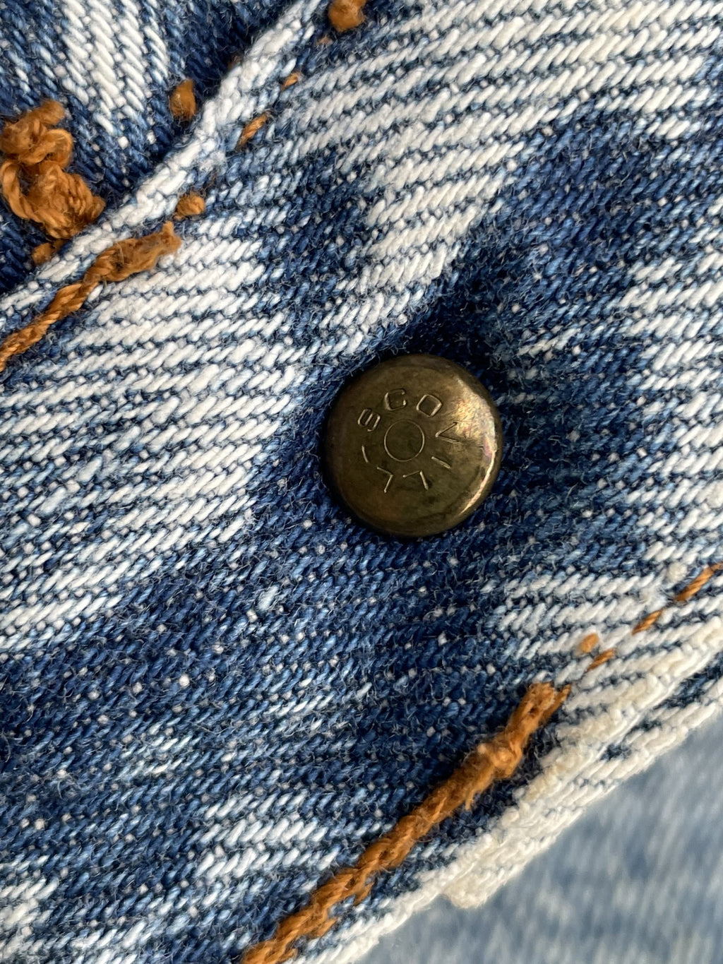Vintage Vicerer Club Acid Wash Denim
