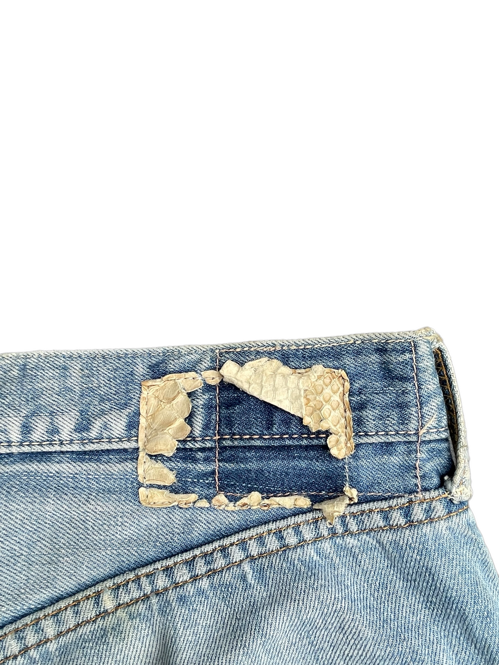 Vintage Visvim Selvedge Aging Distresed Rework