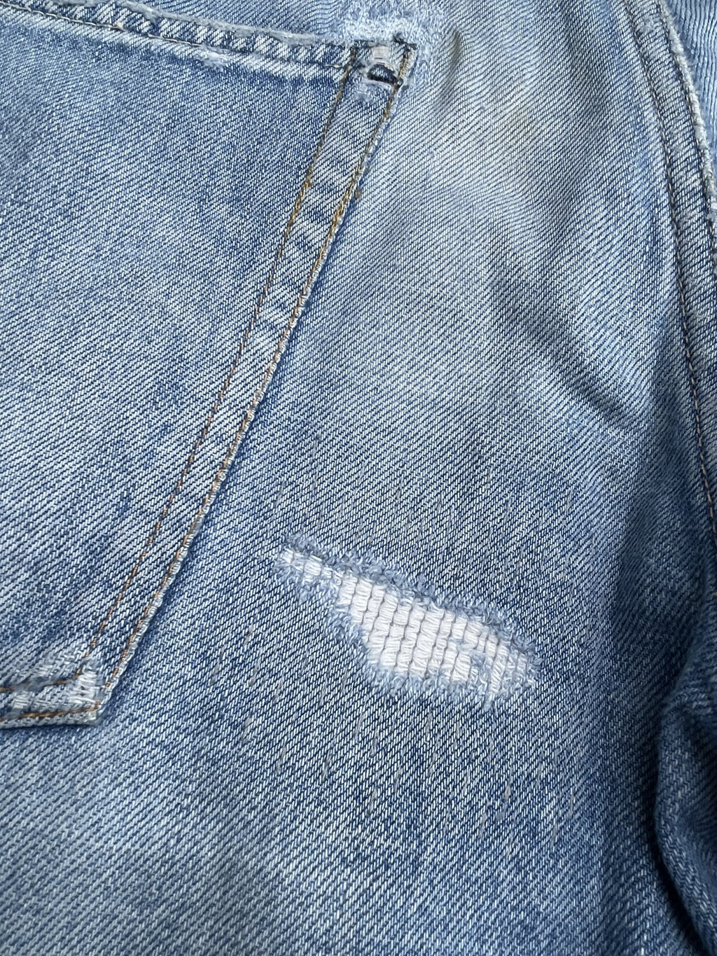 Vintage Visvim Selvedge Aging Distresed Rework