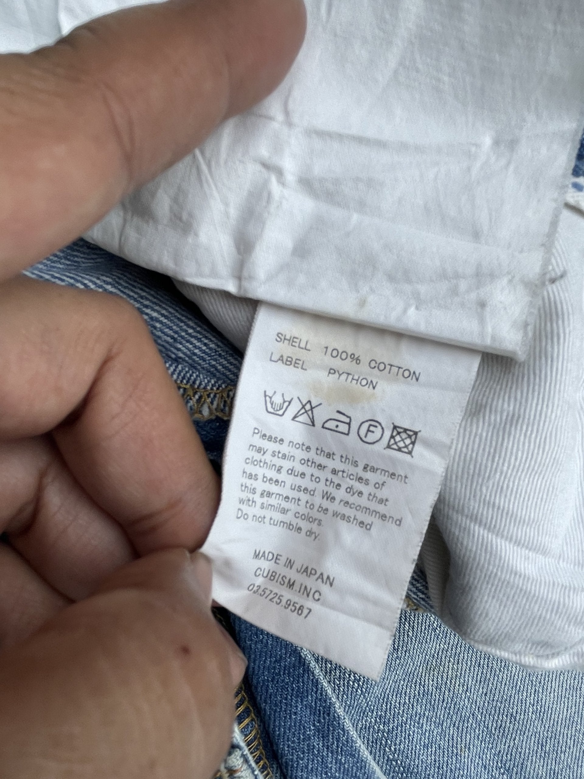 Vintage Visvim Selvedge Aging Distresed Rework