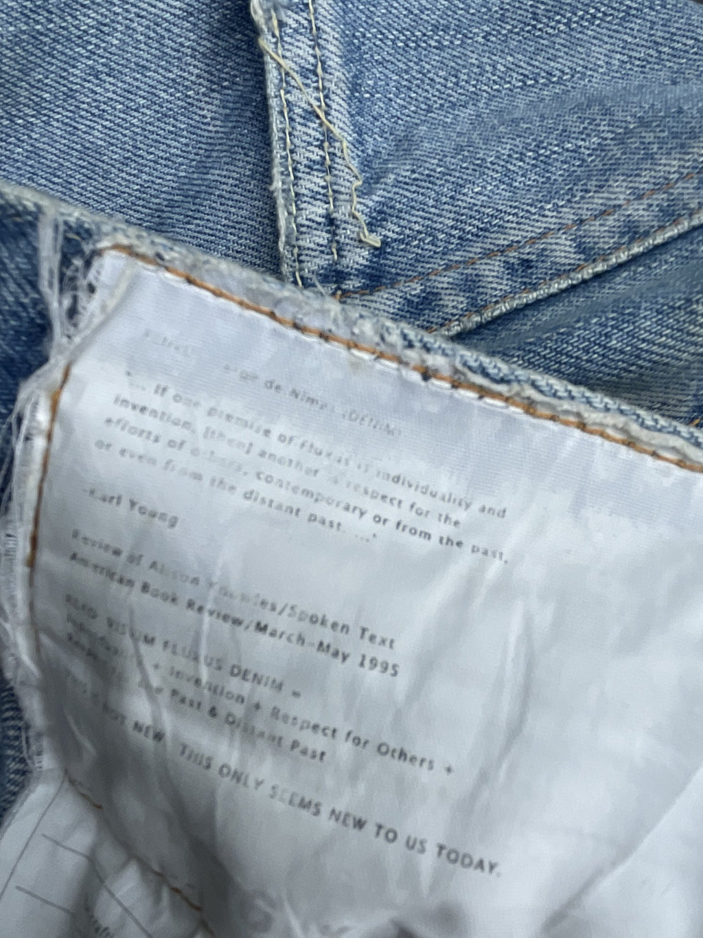 Vintage Visvim Selvedge Aging Distresed Rework