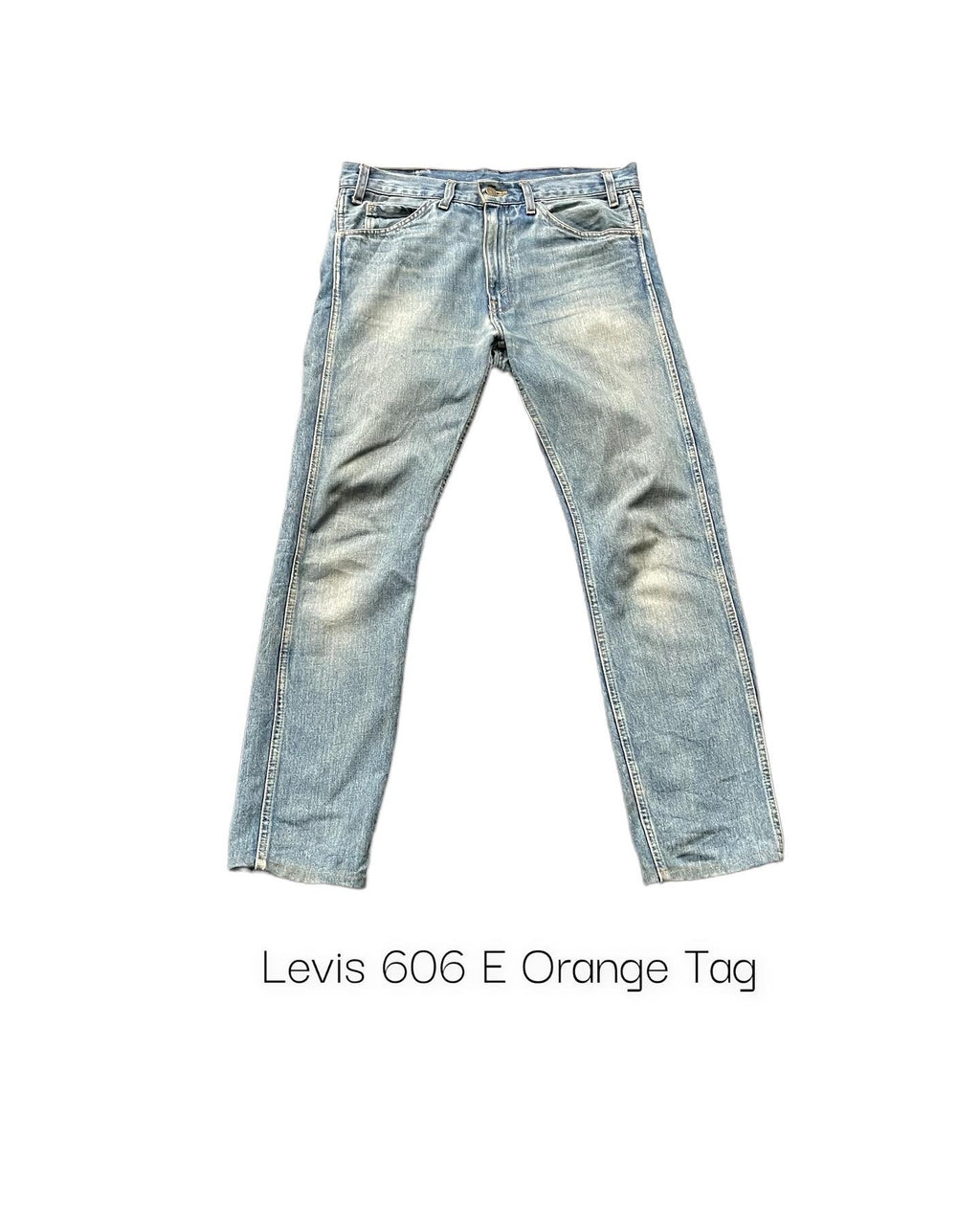 Levis 606 E Orange Tag