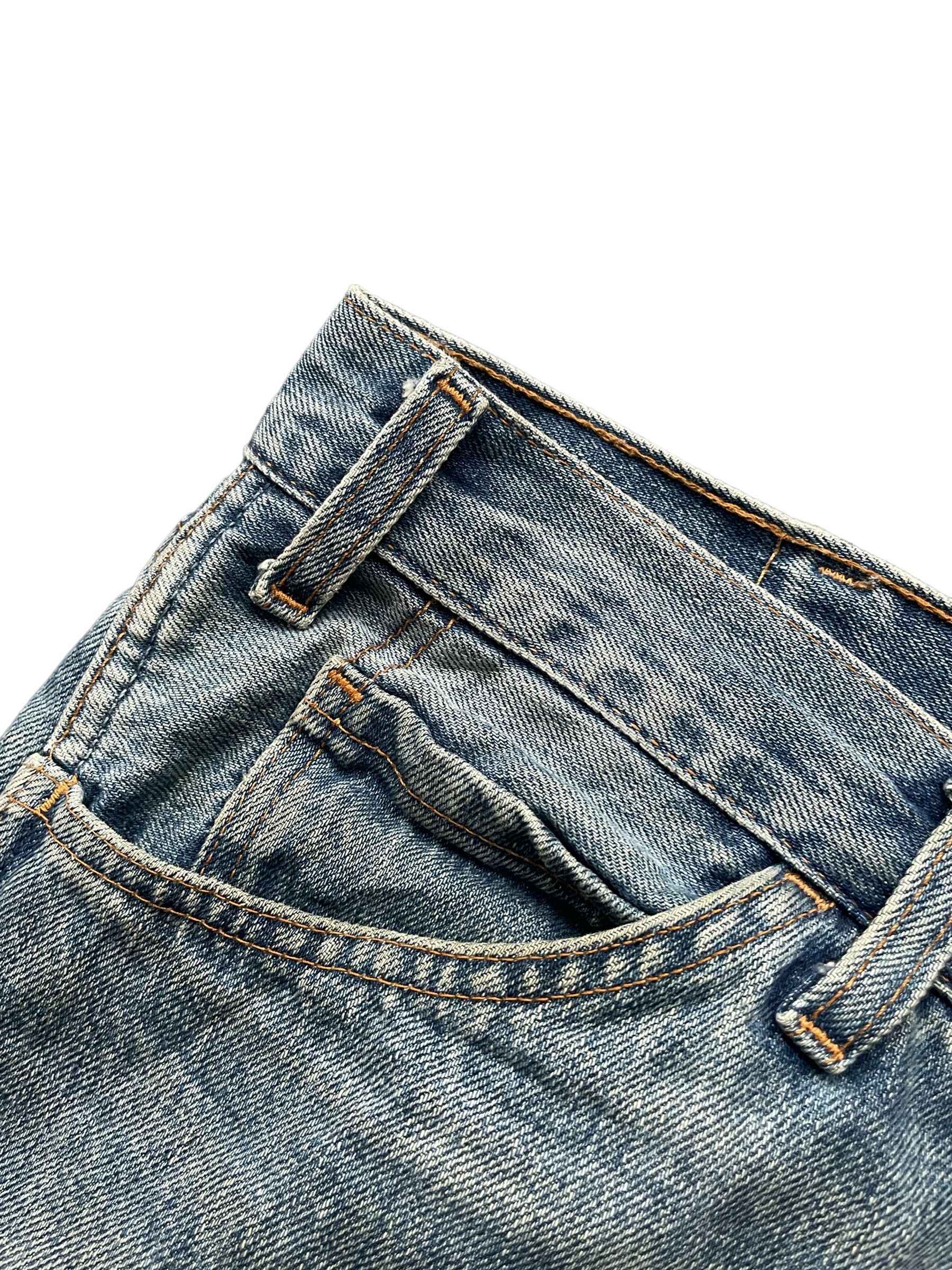 Levis 606 E Orange Tag