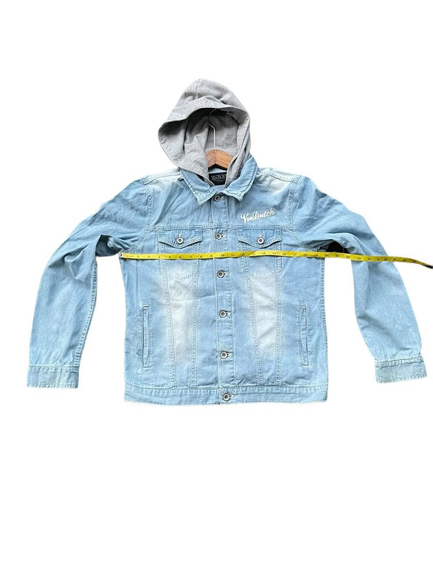 Von Dutch Denim Hoodie Jacket