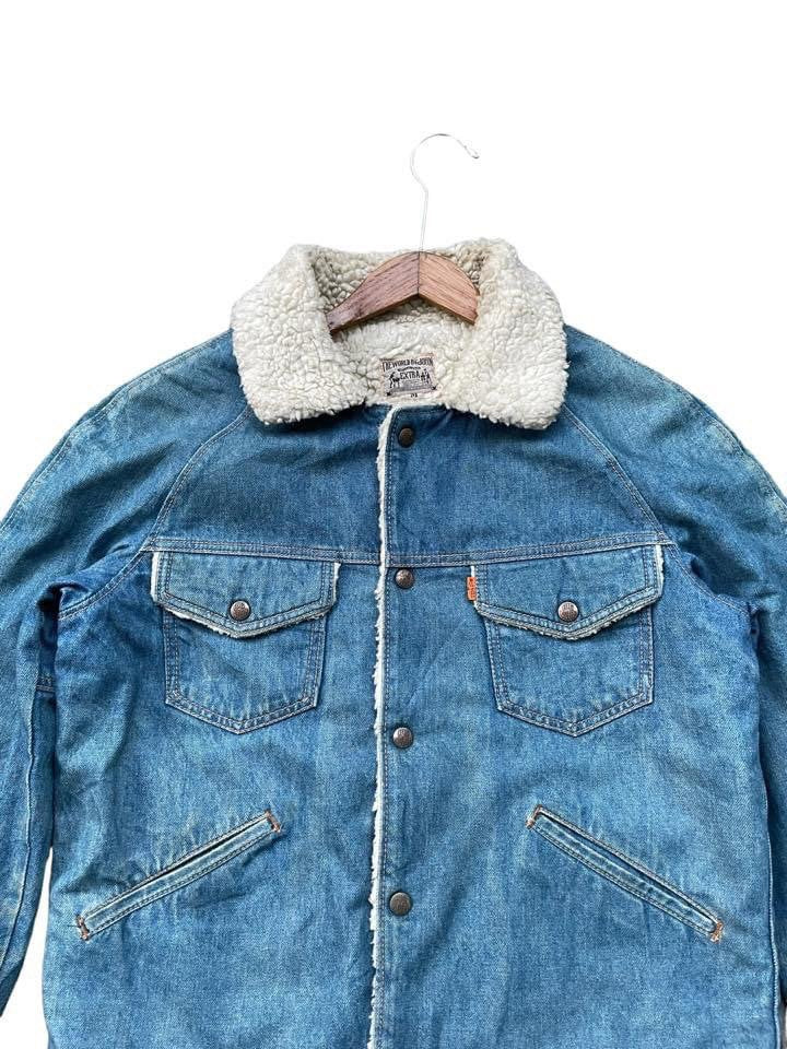 Vintage Big John Sherpa Denim Jacket