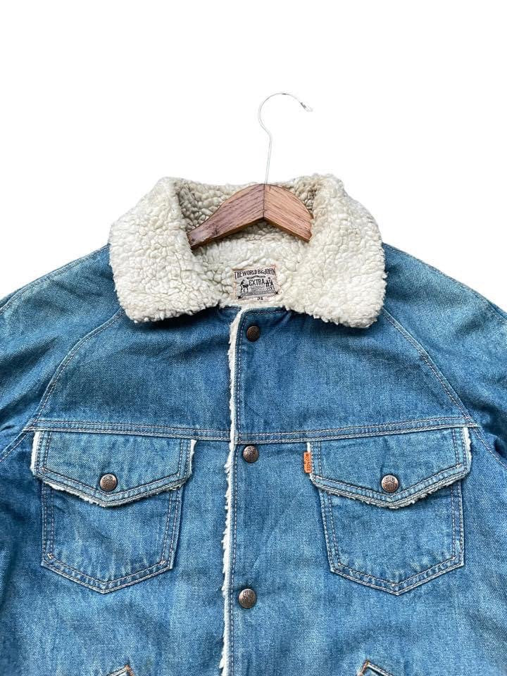 Vintage Big John Sherpa Denim Jacket