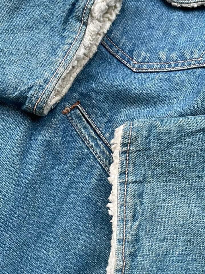 Vintage Big John Sherpa Denim Jacket