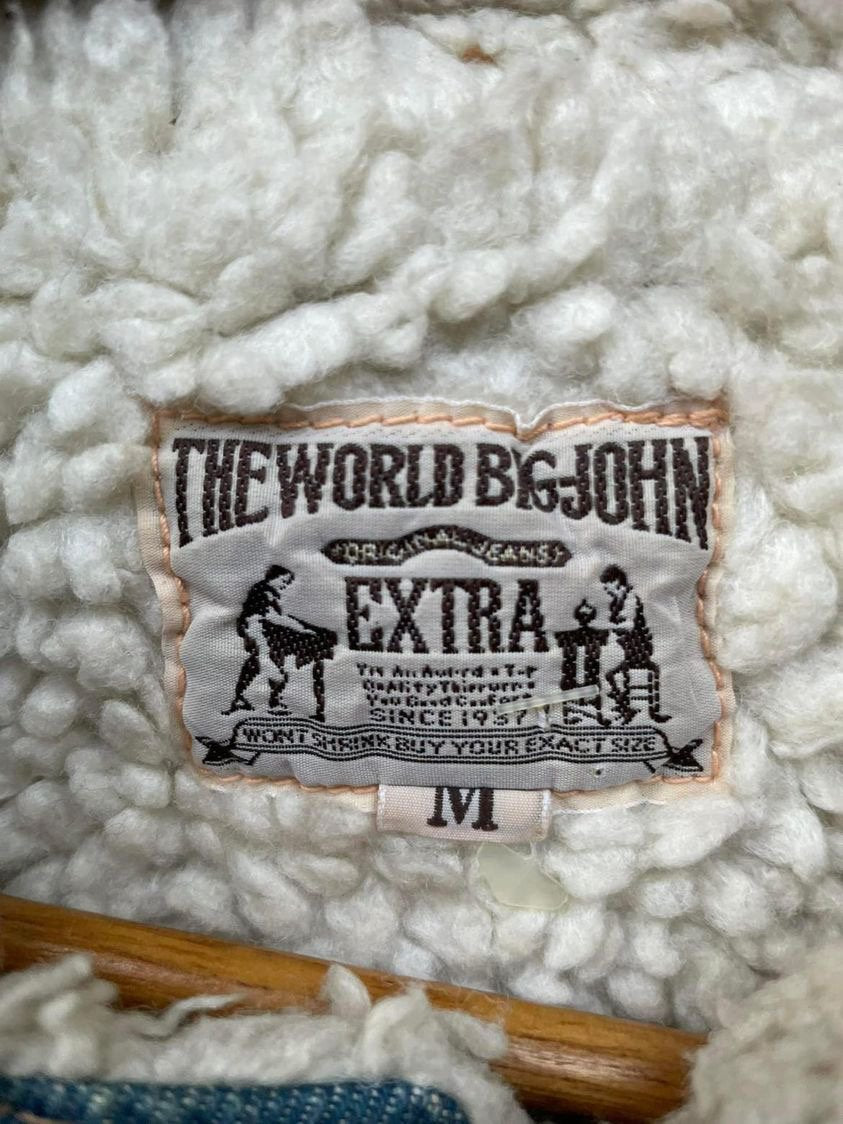 Vintage Big John Sherpa Denim Jacket