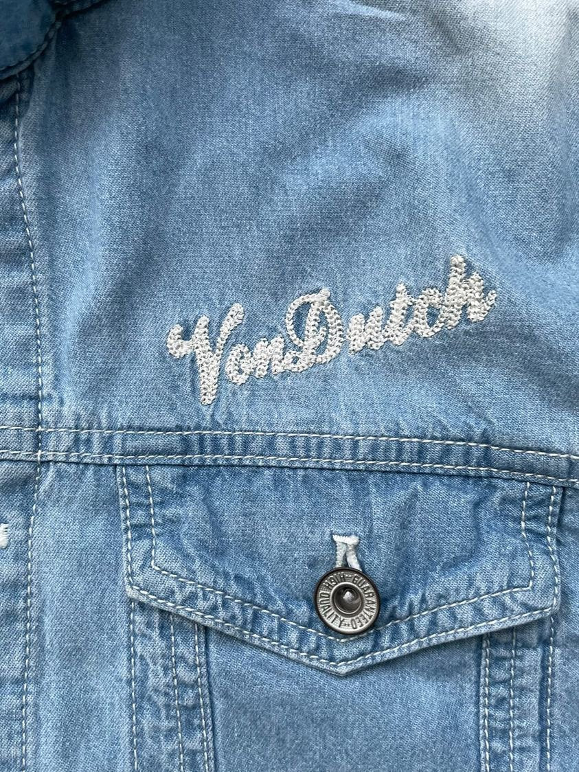 Von Dutch Denim Hoodie Jacket