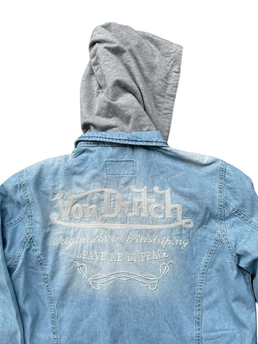 Von Dutch Denim Hoodie Jacket
