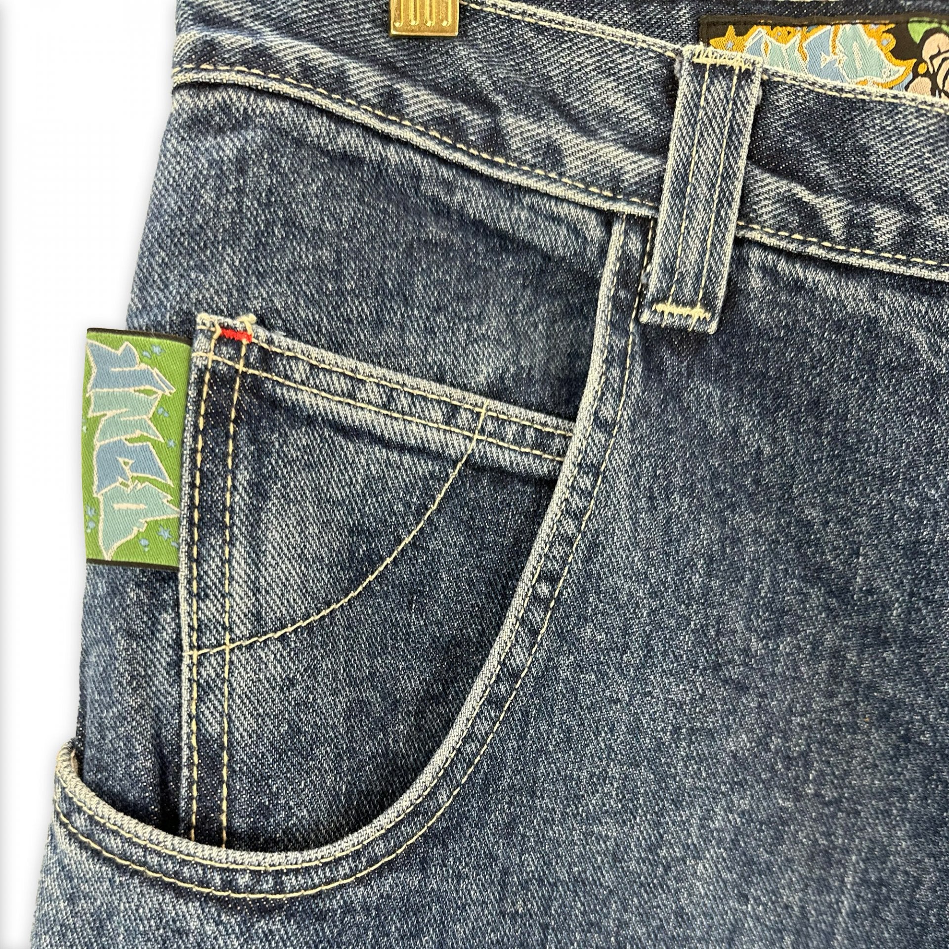 Vintage JNCO Girlie Stuff Wide Leg Baggy Jeans - NOS
