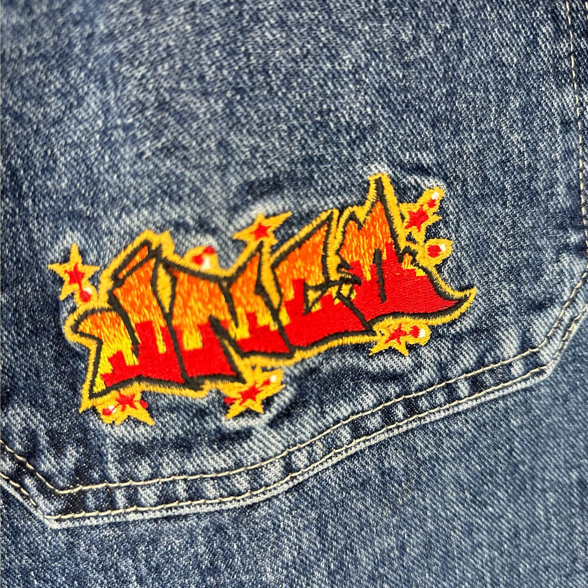 Vintage JNCO Girlie Stuff Wide Leg Baggy Jeans - NOS