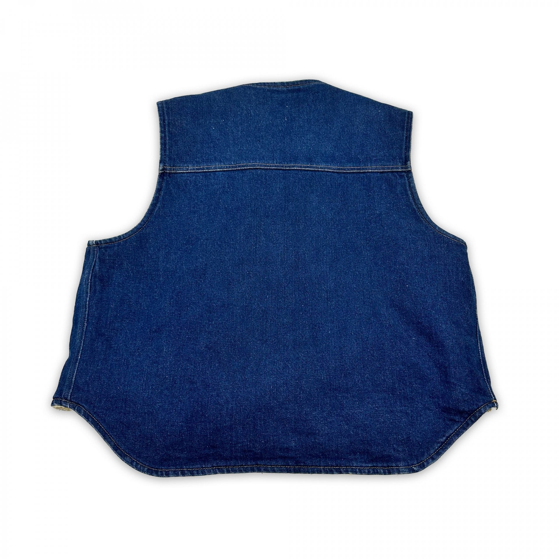 Vintage '80s Carhartt 65V Denim Sherpa Lined Vest