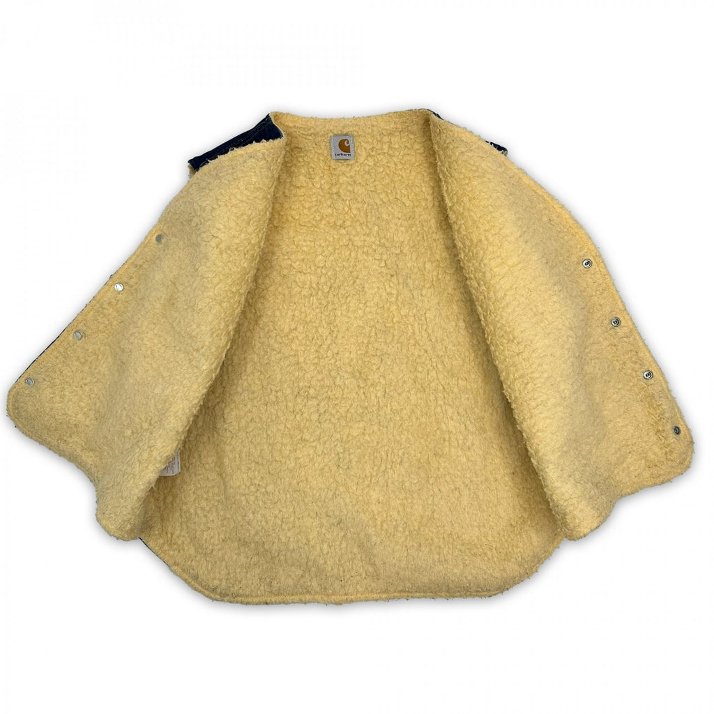 Vintage '80s Carhartt 65V Denim Sherpa Lined Vest