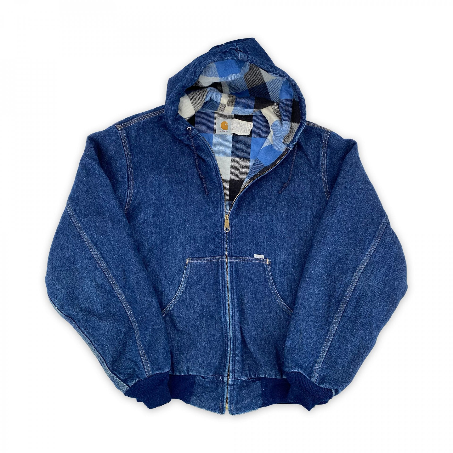 Vintage 90s Carhartt JF858 Blanket Lined Jacket - Men's XXL