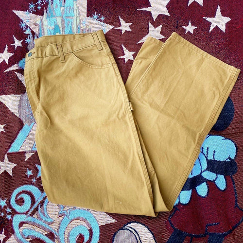 Dickies deadstock tan/brown carpenter cargo jeans BRAND NEW WITH TAGS 40/32