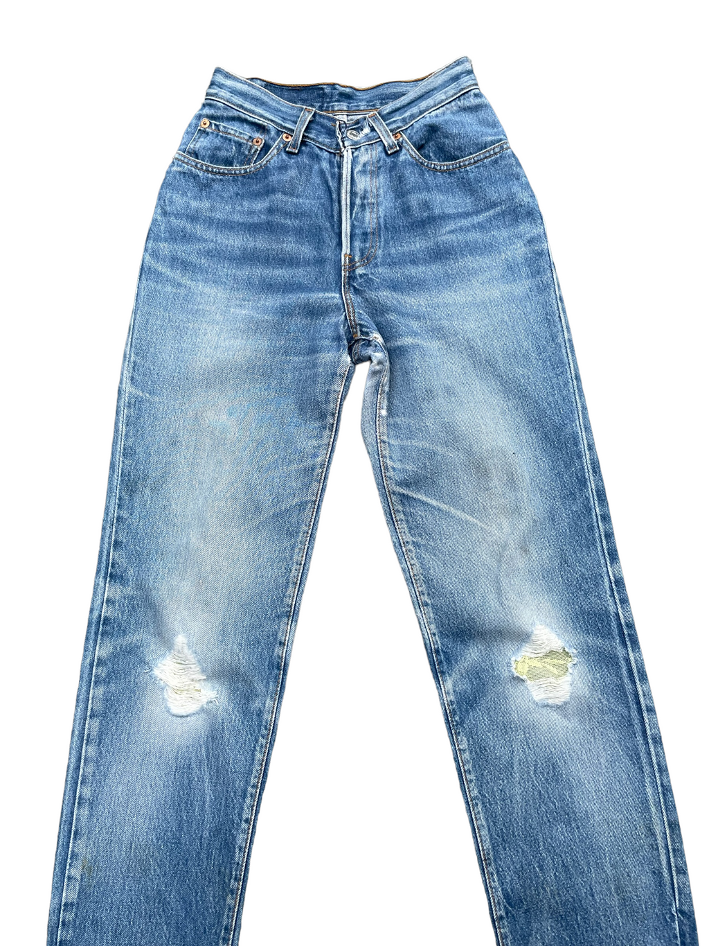 Vintage 1991 Levis 501 e Kids Distresed