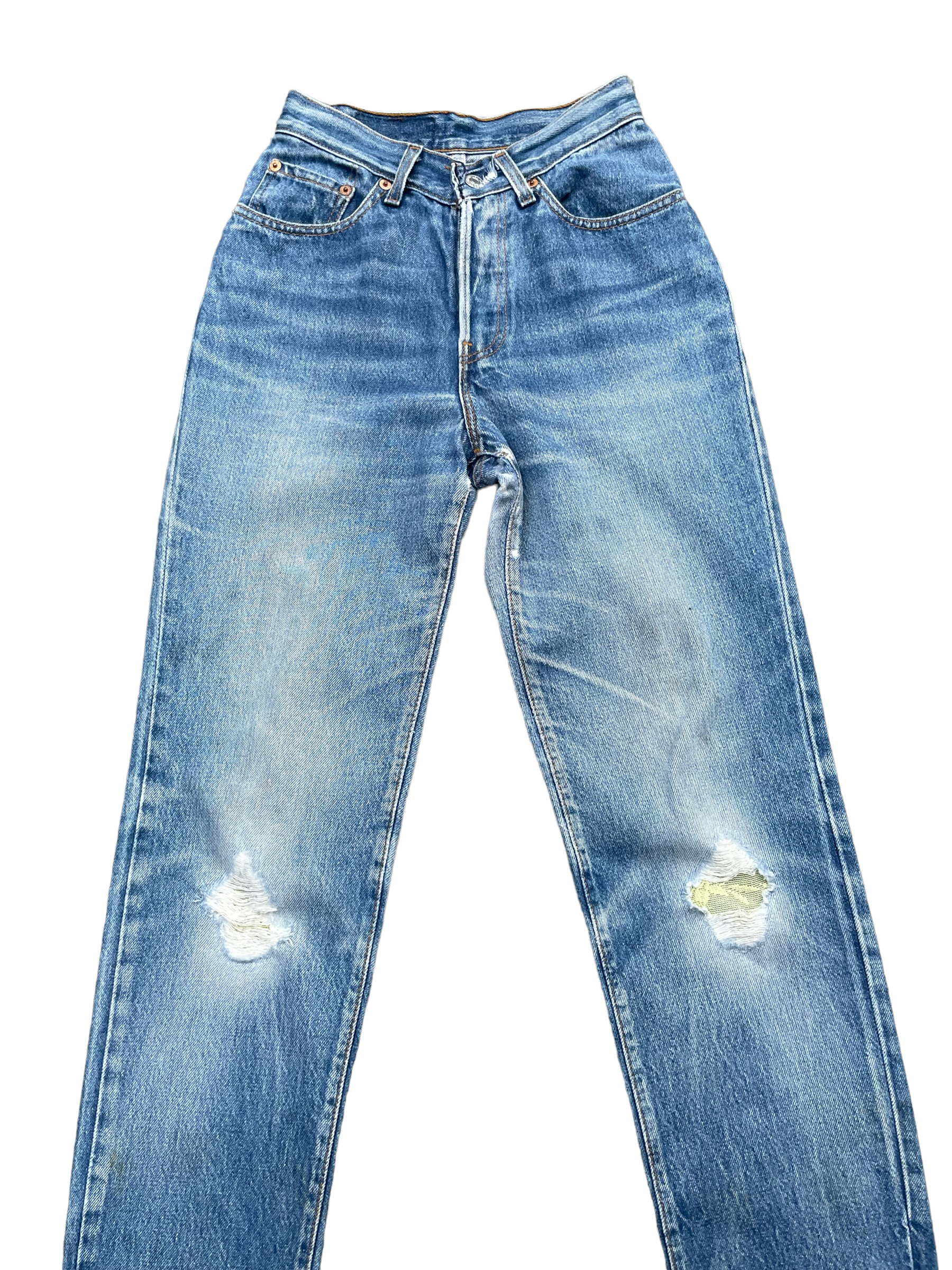 Vintage 1991 Levis 501 e Kids Distresed