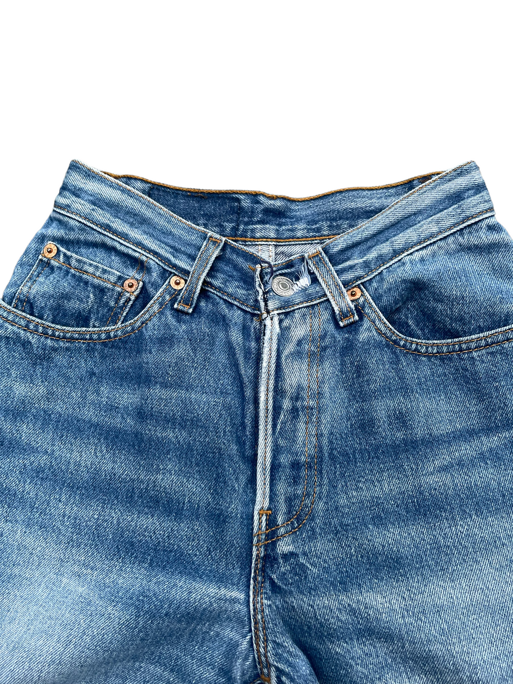 Vintage 1991 Levis 501 e Kids Distresed