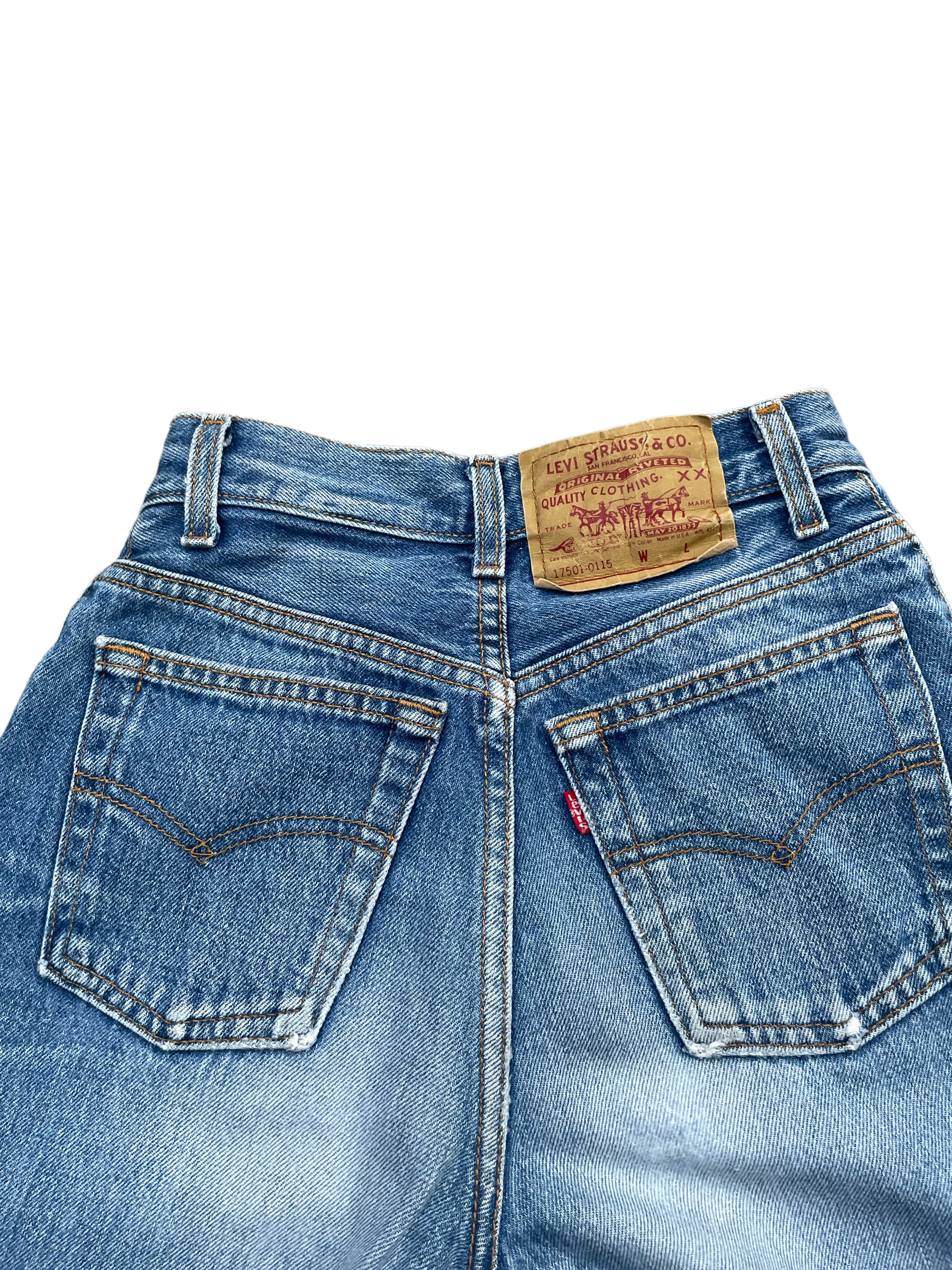 Vintage 1991 Levis 501 e Kids Distresed