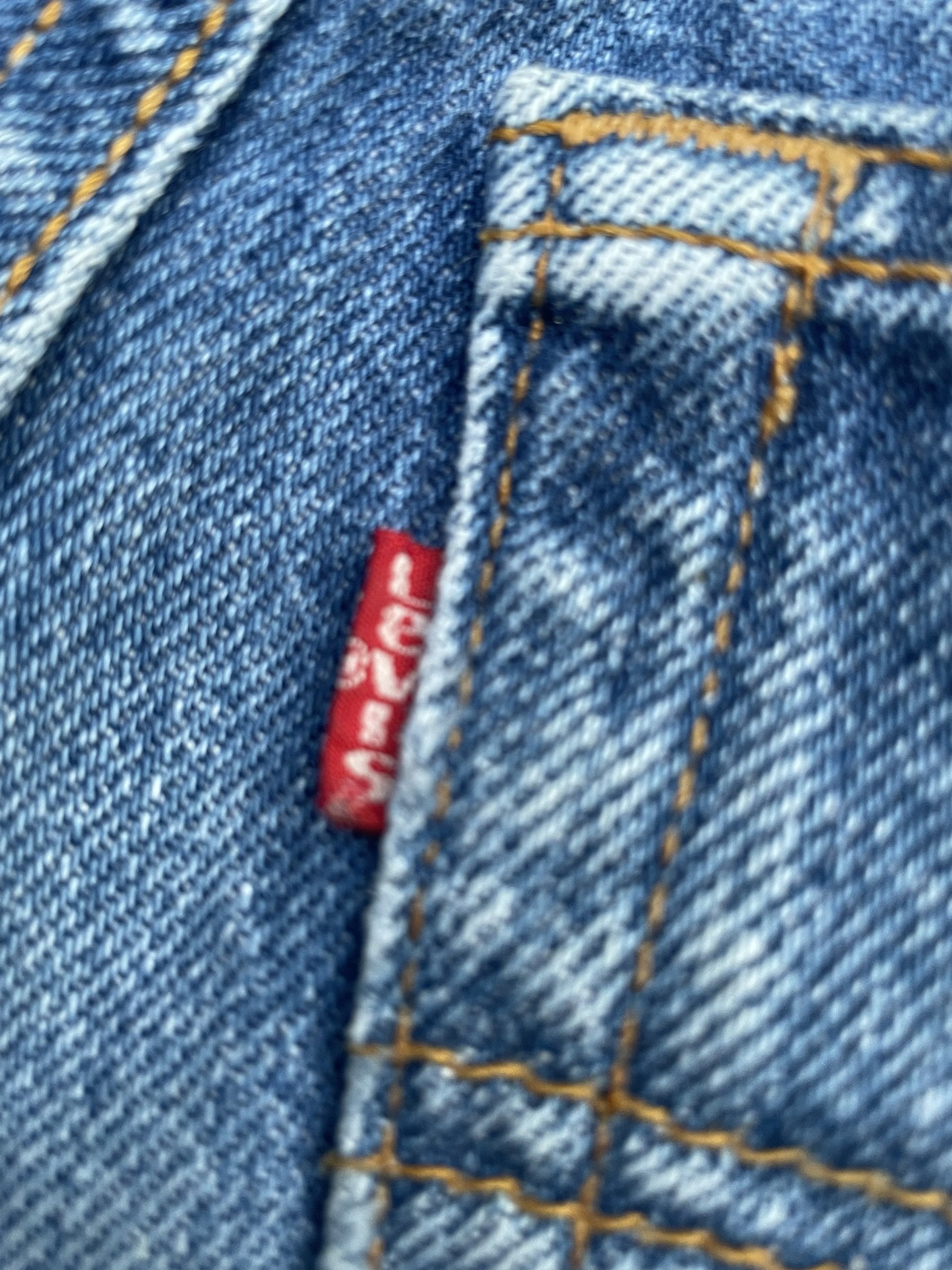 Vintage 1991 Levis 501 e Kids Distresed