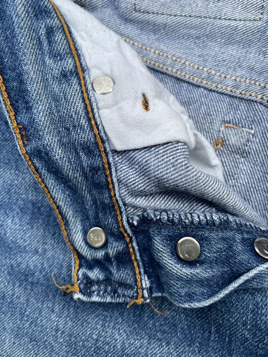 Vintage 1991 Levis 501 e Kids Distresed