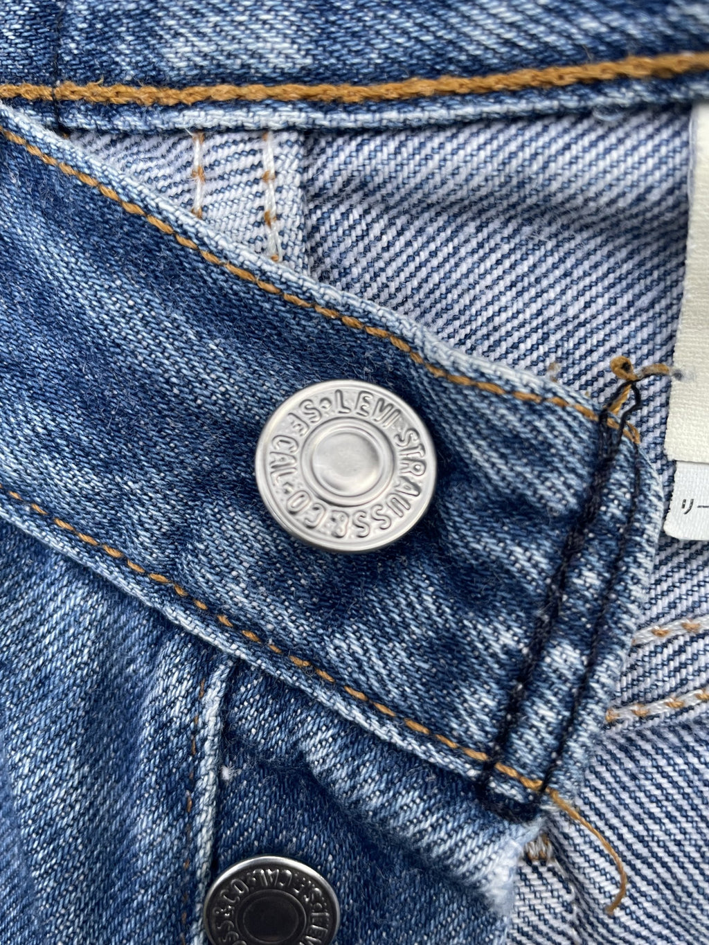 Vintage 1991 Levis 501 e Kids Distresed
