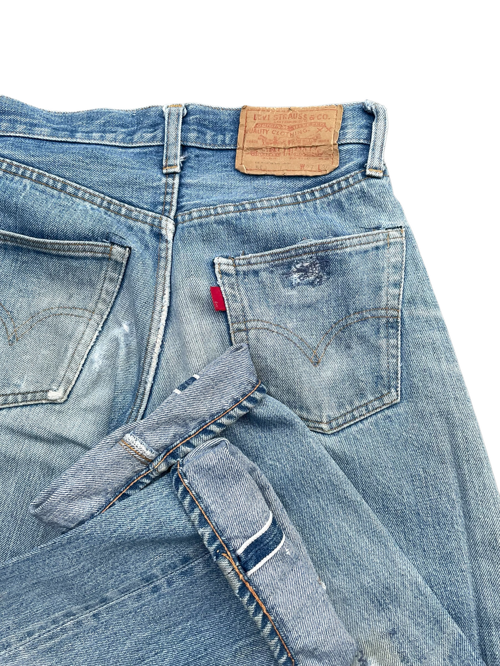 Vintage 1976 Levis 501 Single R Redline Selvedge