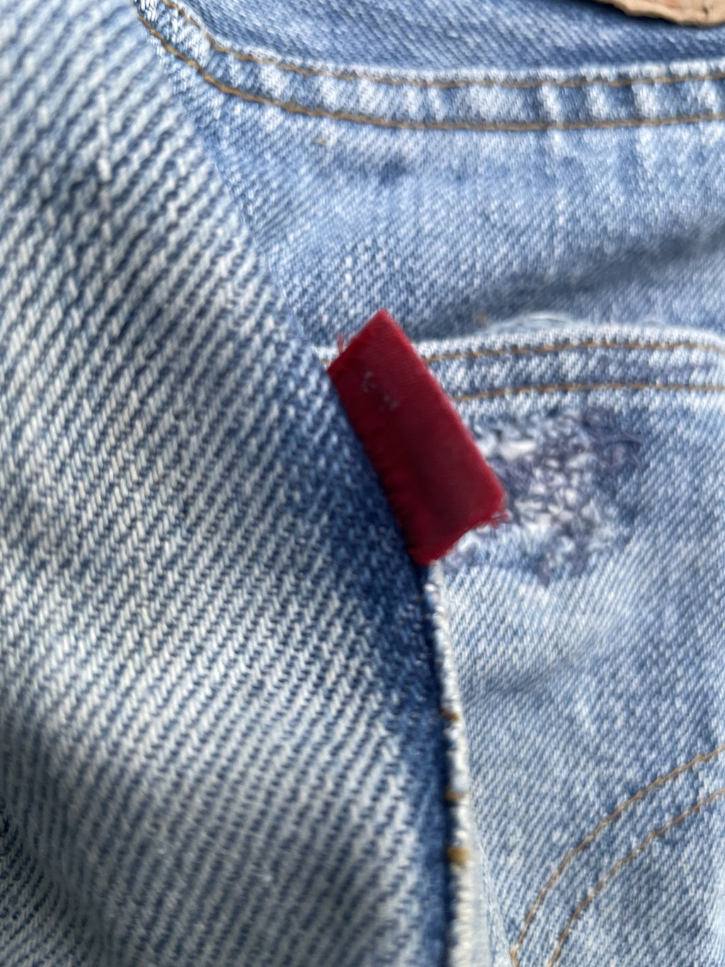 Vintage 1976 Levis 501 Single R Redline Selvedge