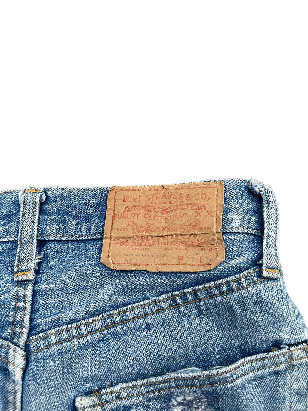 Vintage 1976 Levis 501 Single R Redline Selvedge